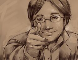 iwata satoru from nintendo by drawfag