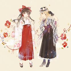 hakurei reimu from touhou by kikikiki
