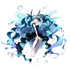 hatsune miku from shinkai shoujo (vocaloid) by lf