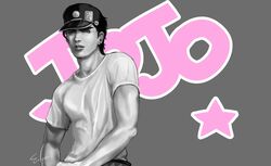 kuujou joutarou from jojo no kimyou na bouken by en (en-chune)