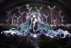 hatsune miku from vocaloid by nadinehuifu