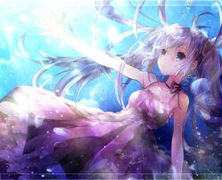 hatsune miku from vocaloid by inaresi