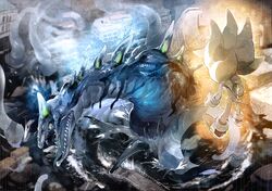 chaos (sonic) from sonic (series) by aoki (fumomo)