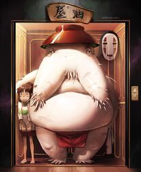 kaonashi from sen to chihiro no kamikakushi by lehuss