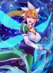 leafa from sword art online by w-hosrising