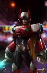 zero (mega man) from mega man (series) by edgar gomez
