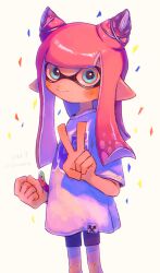 inkling from splatoon (series) by hyaku (momongamomomo)
