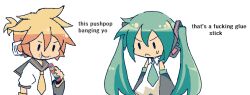 hatsune miku from vocaloid