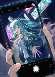 hatsune miku from vocaloid
