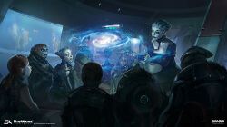 asari (mass effect) from mass effect (series) by ben lo