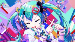 hatsune miku from vocaloid