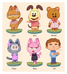 garfield (character) from animal crossing