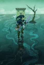 dark link from the legend of zelda by kim herbst
