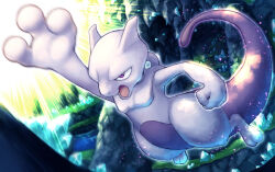 mewtwo from pokemon by magushi