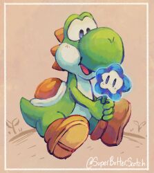 yoshi from super mario bros.