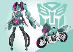 hatsune miku from transformers