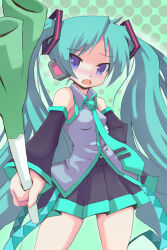 hatsune miku from lucky star by kurozatou