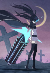 black rock shooter (character) from black rock shooter: innocent soul by 32zzz