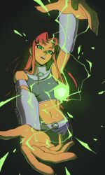starfire from dc comics by genniax