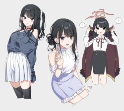 aru (blue archive) from idolmaster
