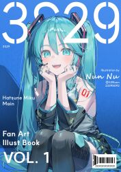 hatsune miku from vocaloid