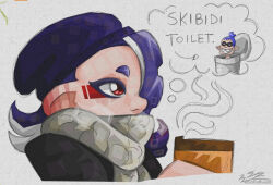 inkling from skibidi toilet (series) by sofytofy