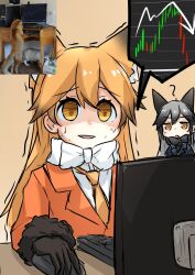 ezo red fox (kemono friends) from kemono friends