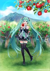 hatsune miku from vocaloid by asagao minoru