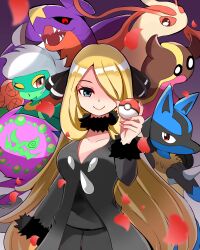 cynthia (pokemon) from pokemon by carrot summer
