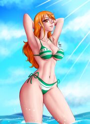 nami (one piece) from sexy beach