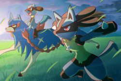 lucario from pokemon by wataame4907