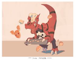guilmon from digimon by 765 nanami
