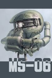 zaku ii from gundam by kou (mechalog)