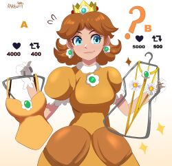 princess daisy from super mario bros. by karbuitt