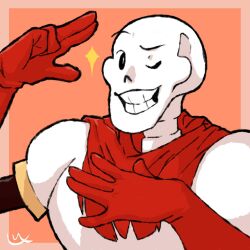 papyrus (undertale) from undertale by luxiiebee