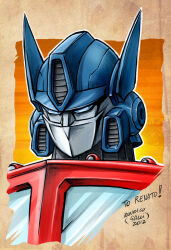 optimus prime from transformers by enricogalli