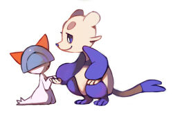 mienfoo from pokemon by bluekomadori