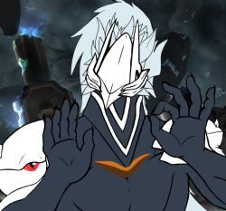 hakumen from blazblue