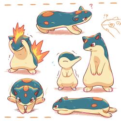 cyndaquil from pokemon by neko gyoza