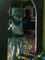 hatsune miku from mesmerizer (vocaloid) by daddyxxxk