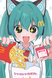 hatsune miku from mcdonald's by hamafugu