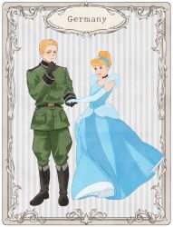 cinderella (disney) from axis powers hetalia by soji 777