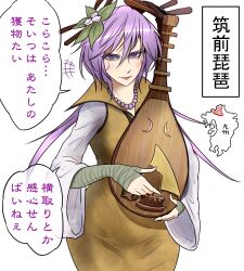 tsukumo benben from touhou by ryuuichi (f dragon)