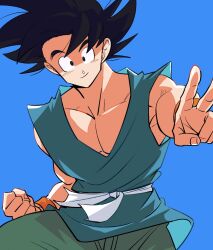 son goku from dragon ball by kz (dbz kz)