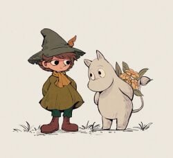 moomintroll from moomin by amazou