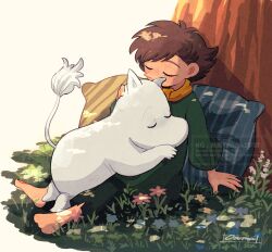 moomintroll from moomin by amazou