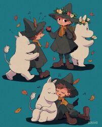 moomintroll from moomin by amazou