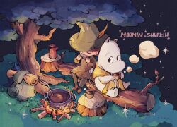 moomintroll from moomin by amazou