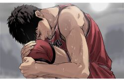 mitsui hisashi from slam dunk (series) by wahootarou