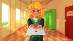 noelle holiday from deltarune by gwensenpaii